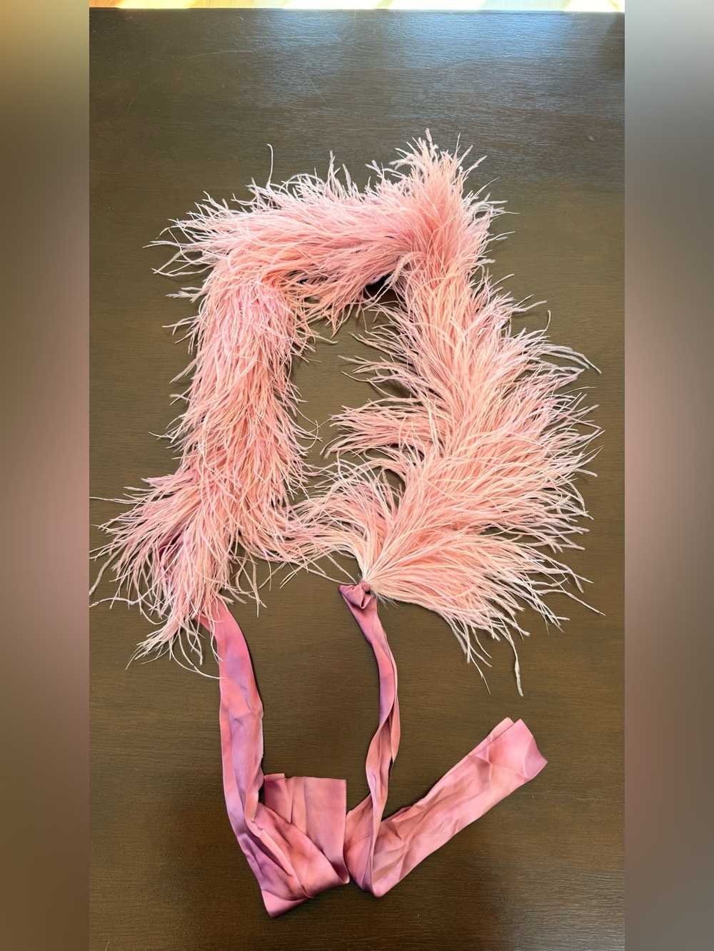 Pink Ostrich Feather Boa Scarf - Cassin
